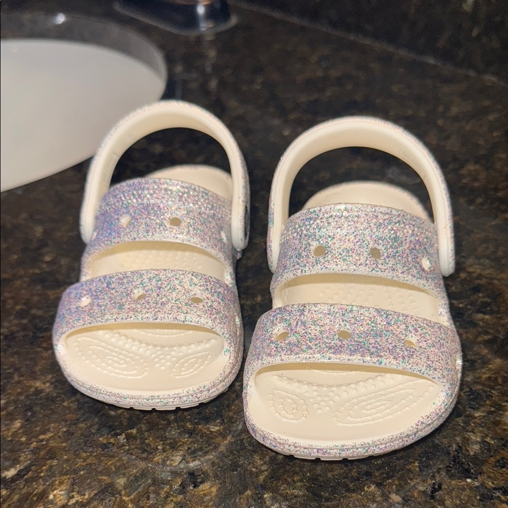 Kids Glitter Sandals